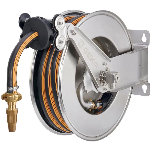 GEKA® Geka plus aut. Schlauchaufroller mit Gummischlauch EA15GSK