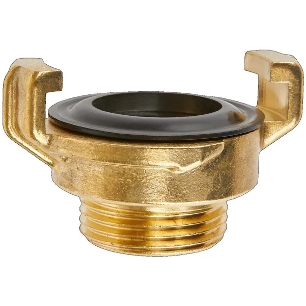 GEKA® Gewindestück mit Außengewinde 1/2 Zoll Messing mit NBR Flachdichtring GEKA® Gewindestück mit Außengewinde 1/2 Zoll Messing mit NBR Flachdichtring