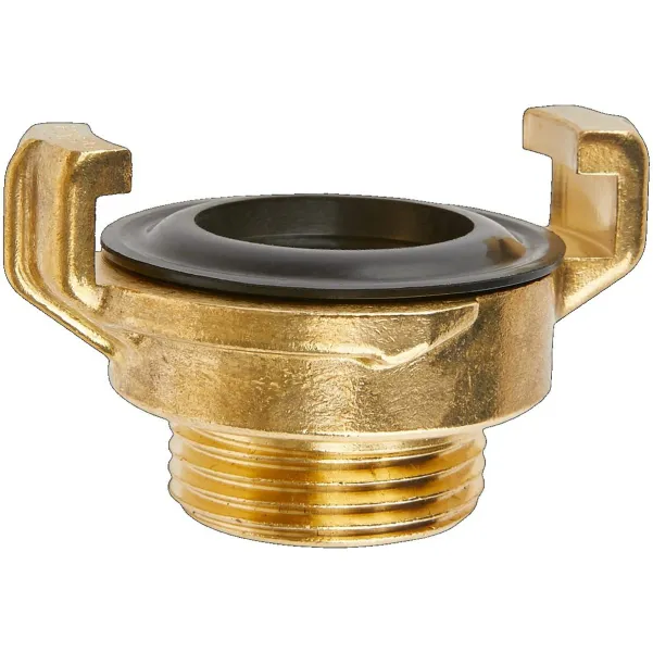 GEKA® Gewindestück mit Außengewinde 3/4 Zoll Messing mit NBR Flachdichtring GEKA® Gewindestück mit Außengewinde 3/4 Zoll Messing mit NBR Flachdichtring
