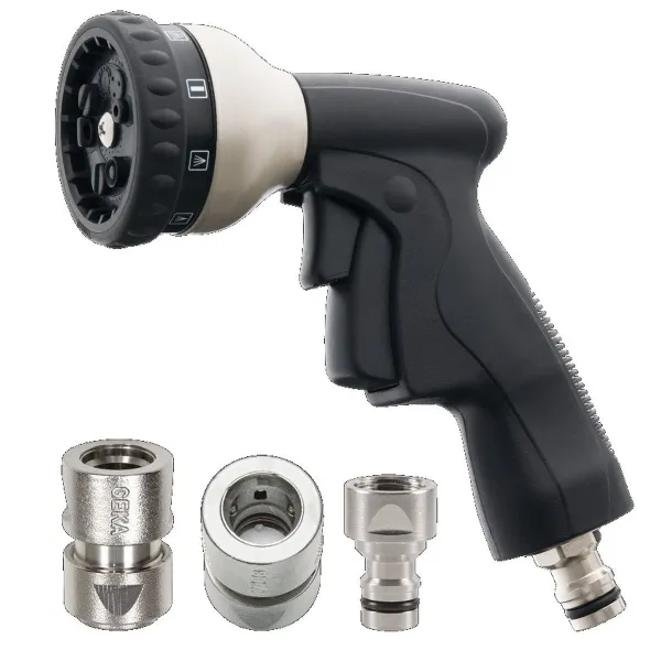 GEKA® Multibrause 9 S Starterset 4-teilig mit 9 Strahlarten GEKA® Multibrause 9 S Starterset 4-teilig mit 9 Strahlarten