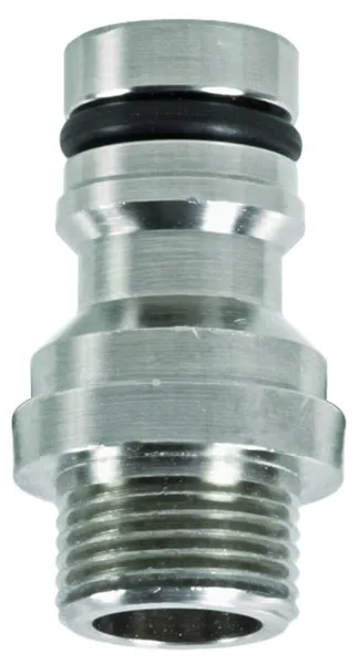 GEKA® plus Gerätestecker Außengewinde 3/4 Zoll Messing vernickelt GEKA® plus Gerätestecker Außengewinde 3/4 Zoll Messing vernickelt