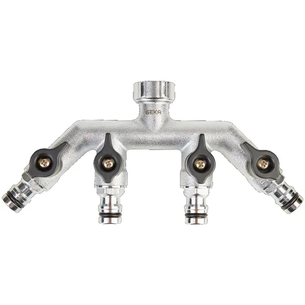 GEKA® plus Vierwegeventile mit GEKA® plus Steckern GEKA® plus Vierwegeventile mit GEKA® plus Steckern