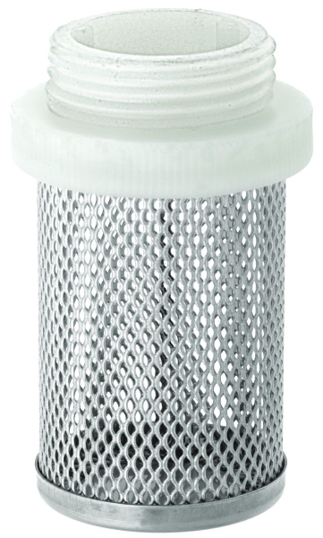 GEKA® Saugkorb Außengewinde 1 Zoll Edelstahl und Nylon