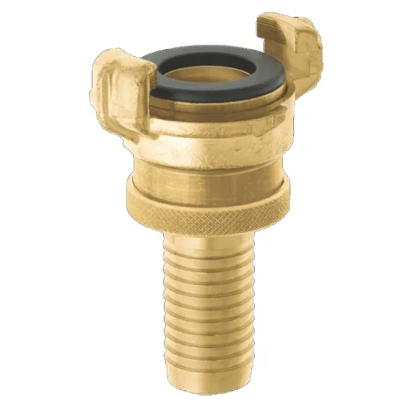 GEKA® Schlauchstück SD mit Tülle für 1 1/4 Zoll Schlauch 32 mm Messing