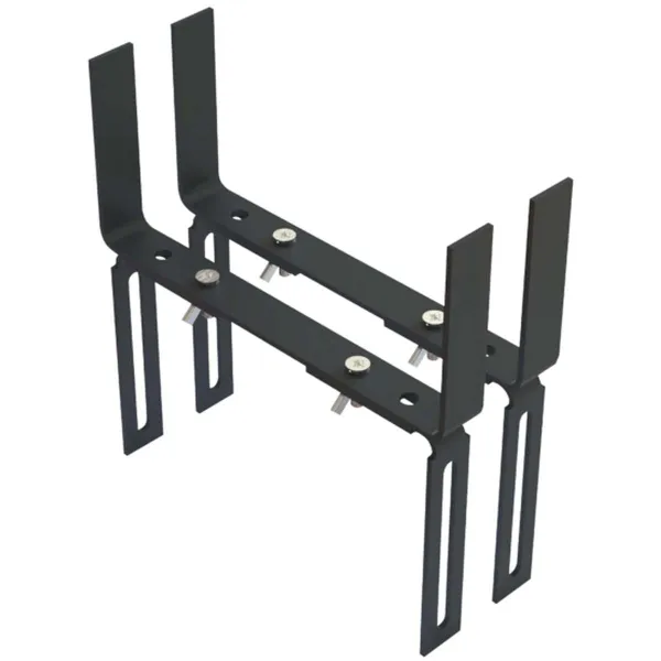 Geli 2 Blumenkastenhalter TYP H Anthrazit für Mauern 1-fach verstellbar Geli 2 Blumenkastenhalter TYP H Anthrazit für Mauern 1-fach verstellbar