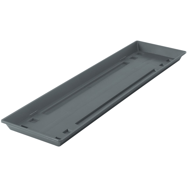 Geli Balkonkasten Untersetzer STANDARD Anthrazit  60 cm - Kunststoff