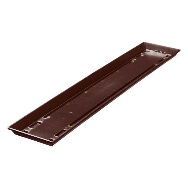 Geli Balkonkasten Untersetzer STANDARD Braun 80 cm - Kunststoff