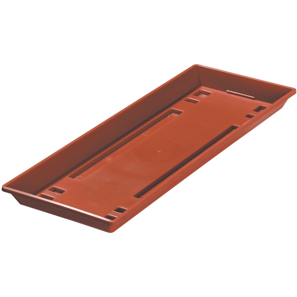 Geli Balkonkasten Untersetzer STANDARD Terracotta  40 cm - Kunststoff