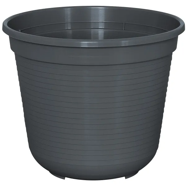 Geli Blumentopf STANDARD Anthrazit Ø 18 cm - Kunststoff Geli Blumentopf STANDARD Anthrazit Ø 18 cm - Kunststoff