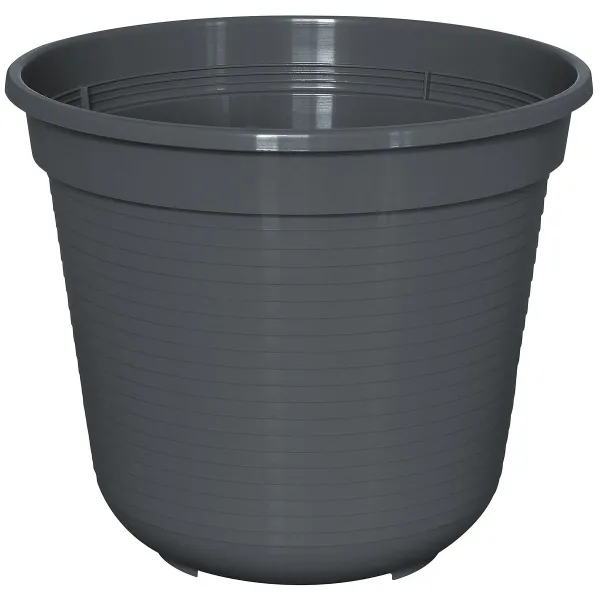 Geli Blumentopf STANDARD Anthrazit Ø 20 cm - Kunststoff Geli Blumentopf STANDARD Anthrazit Ø 20 cm - Kunststoff