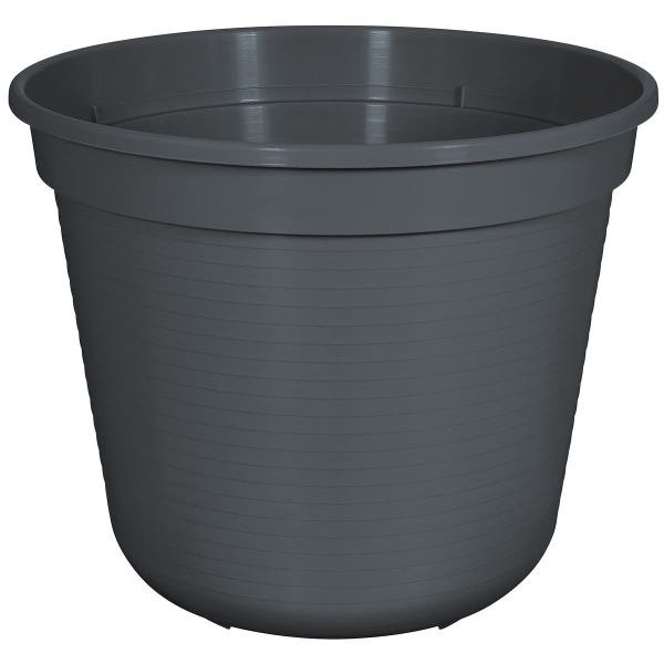 Geli Blumentopf STANDARD Anthrazit Ø 24 cm - Kunststoff