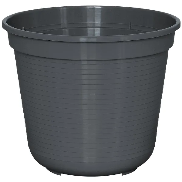 Geli Blumentopf STANDARD Anthrazit Ø 26 cm - Kunststoff Geli Blumentopf STANDARD Anthrazit Ø 26 cm - Kunststoff