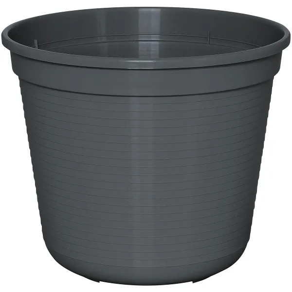 Geli Blumentopf STANDARD Anthrazit Ø 32 cm - Kunststoff Geli Blumentopf STANDARD Anthrazit Ø 32 cm - Kunststoff