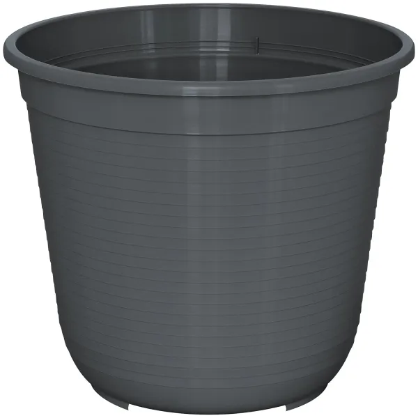 Geli Blumentopf STANDARD Anthrazit Ø 36 cm - Kunststoff