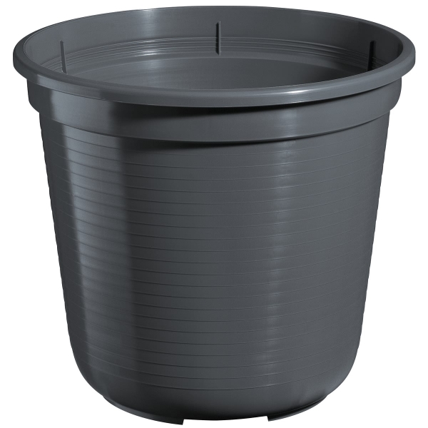 Geli Blumentopf STANDARD Anthrazit Ø 40 cm - Kunststoff