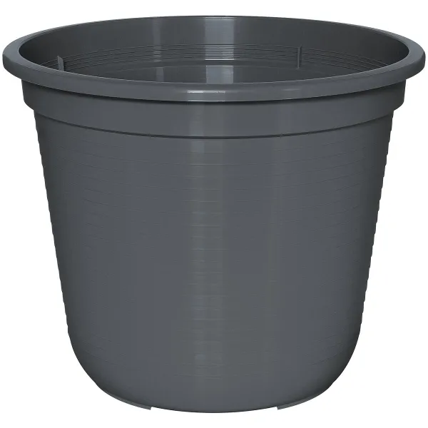 Geli Blumentopf STANDARD Anthrazit Ø 45 cm - Kunststoff Geli Blumentopf STANDARD Anthrazit Ø 45 cm - Kunststoff