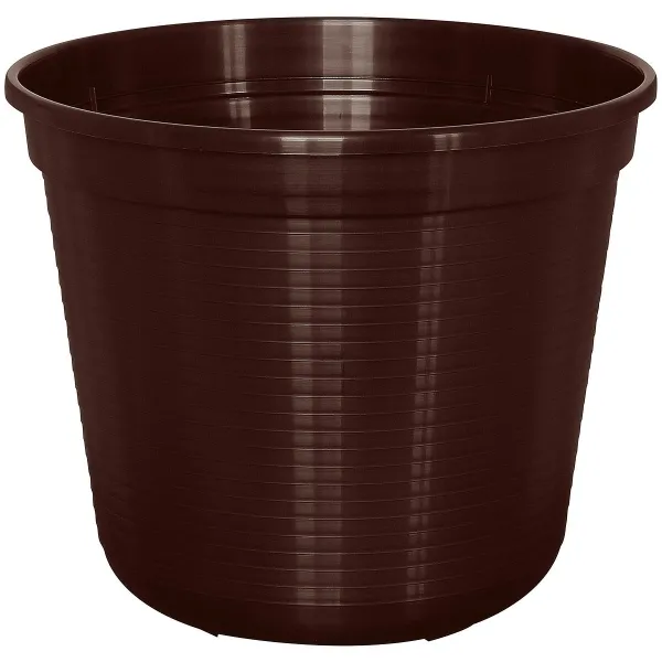 Geli Blumentopf STANDARD Braun Ø 32 cm - Kunststoff Geli Blumentopf STANDARD Braun Ø 32 cm - Kunststoff
