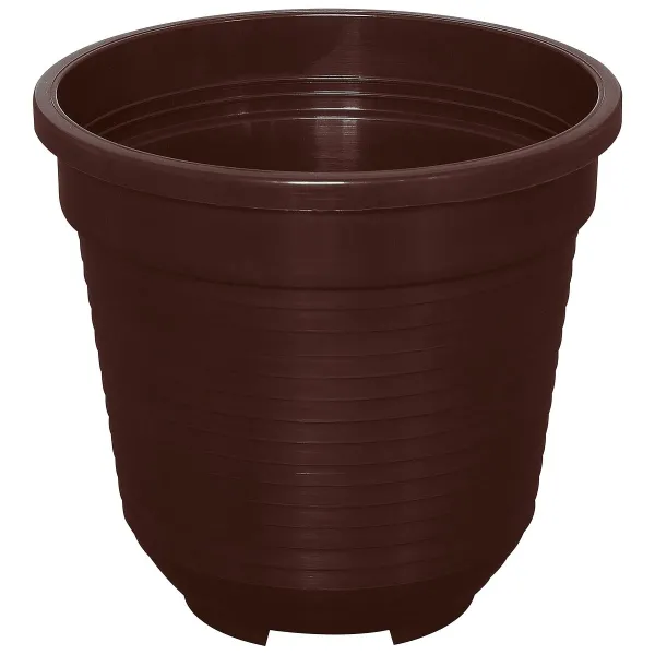 Geli Blumentopf STANDARD Braun Ø 8 cm - Kunststoff Geli Blumentopf STANDARD Braun Ø 8 cm - Kunststoff