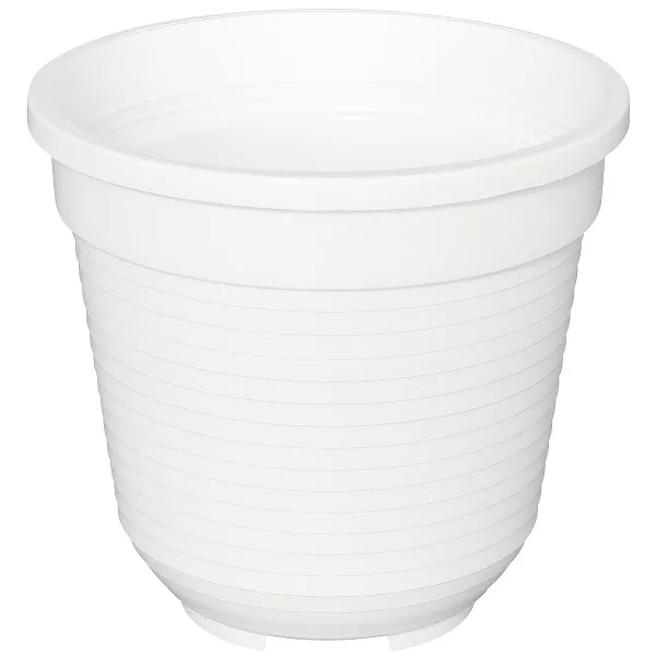 Geli Blumentopf STANDARD Weiß Ø 8 cm - Kunststoff