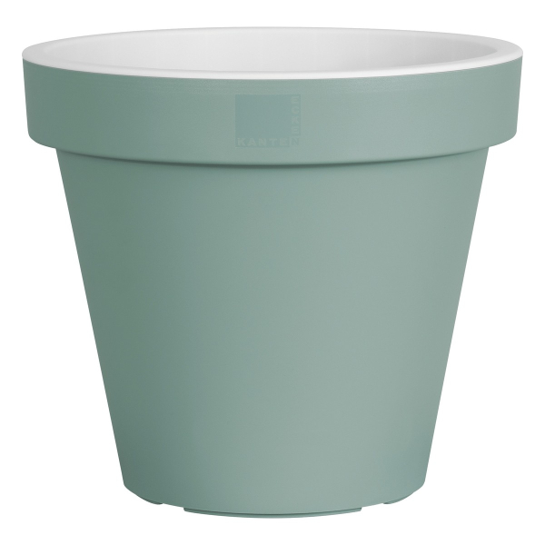 Geli E & K Pflanztopf 2-farbig, eukalyptus/weiß, Ø 40 cm