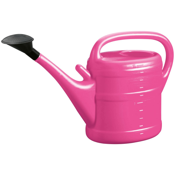 Geli Gießkanne COLOURS Pink rosa 10 Liter mit Aufsteckvorrichtung - Kunststoff