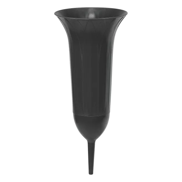 Geli Grabvase 26 cm anthrazit