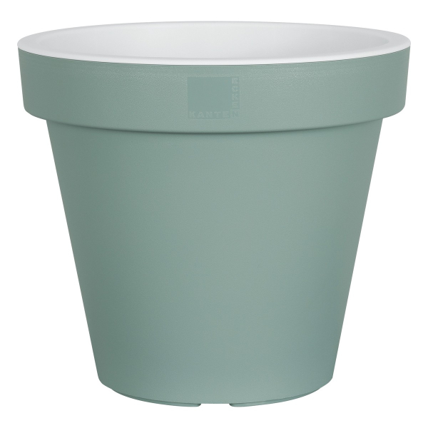 Geli Pflanztopf 25 cm eukalyptus/weiss
