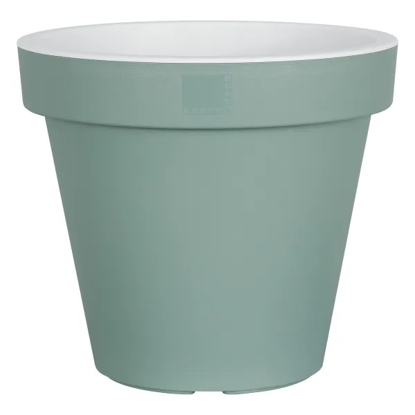 Geli Pflanztopf 25 cm eukalyptus/weiss