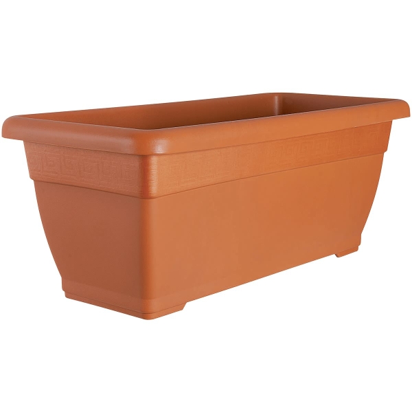 Geli Pflanztrog PLATO Terracotta 80 x 37 cm - Kunststoff