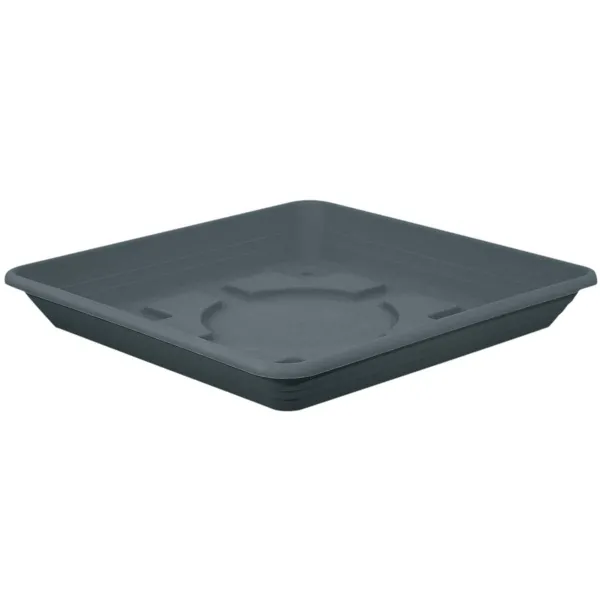 Geli Untersetzer NORA Anthrazit 35 cm quadratisch - Kunststoff Geli Untersetzer NORA Anthrazit 35 cm quadratisch - Kunststoff