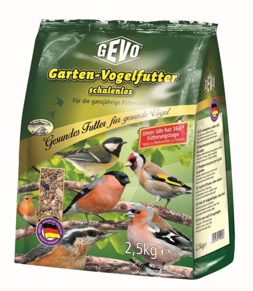 GEVO® Gartenvogelfutter schalenlos - 2,5 kg GEVO® Gartenvogelfutter schalenlos - 2,5 kg