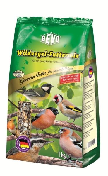 GEVO® Wildvogel-Futtermix für ganzjährige Fütterung - 1 kg