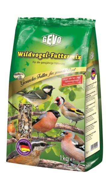 GEVO® Wildvogel-Futtermix für ganzjährige Fütterung - 1 kg GEVO® Wildvogel-Futtermix für ganzjährige Fütterung - 1 kg