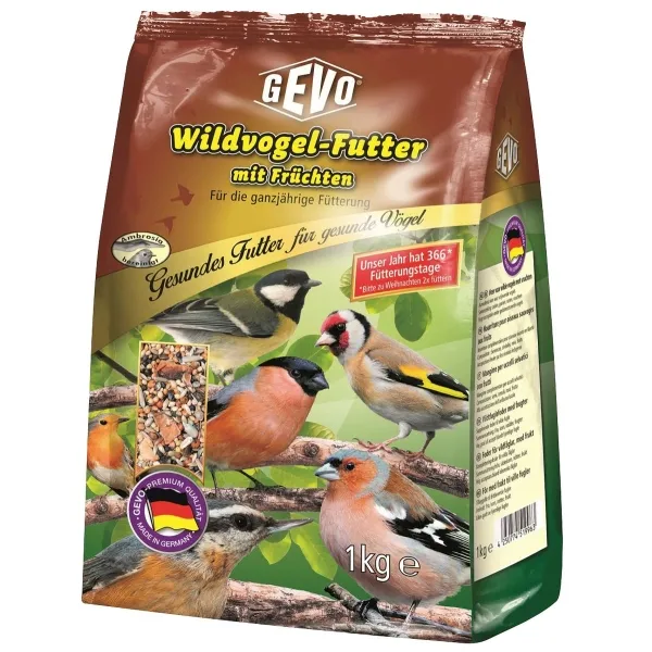 GEVO® Wildvogelfutter mit Früchten 1 kg