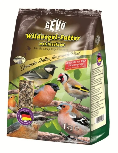 GEVO® Wildvogelfutter mit Insekten 1 kg