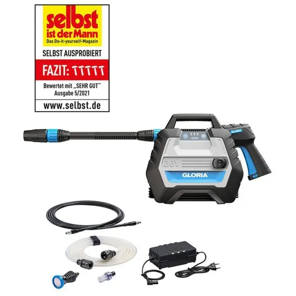 GLORIA® Akku-Hochleistungs-Sprühsystem MultiJet Reinigungsset 36 V