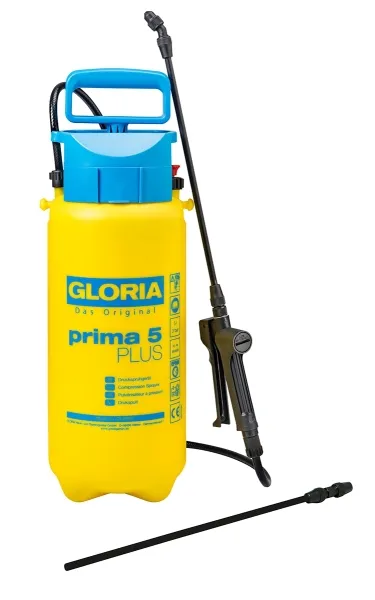 GLORIA® Drucksprühgerät Prima 5 Plus - 5 Liter Füllmenge GLORIA® Drucksprühgerät Prima 5 Plus - 5 Liter Füllmenge