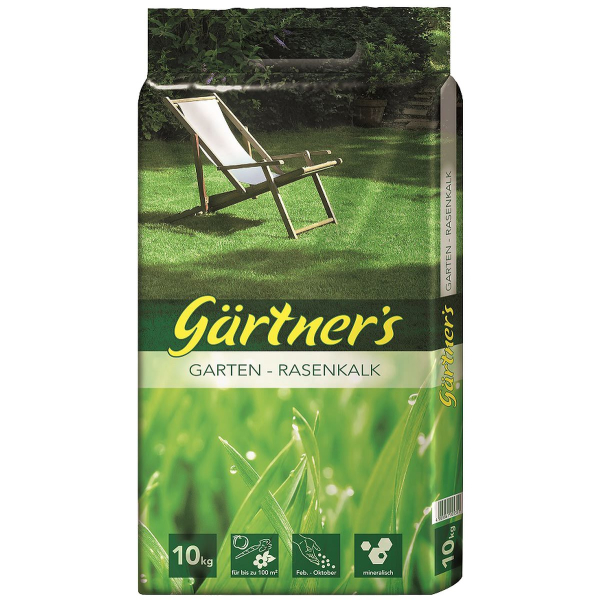 gpi Gärtner´s Garten-Rasenkalk für bis zu 100 m² - 10 kg