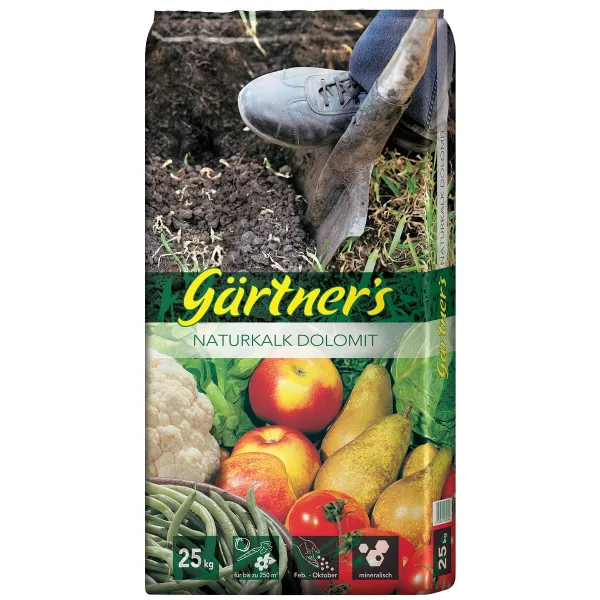 gpi Gärtner´s Naturkalk Dolomit für bis zu 250 m² - 25 kg