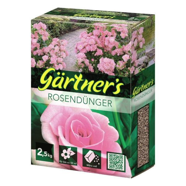 gpi Gärtner´s Quadro Rosendünger 2,5 kg