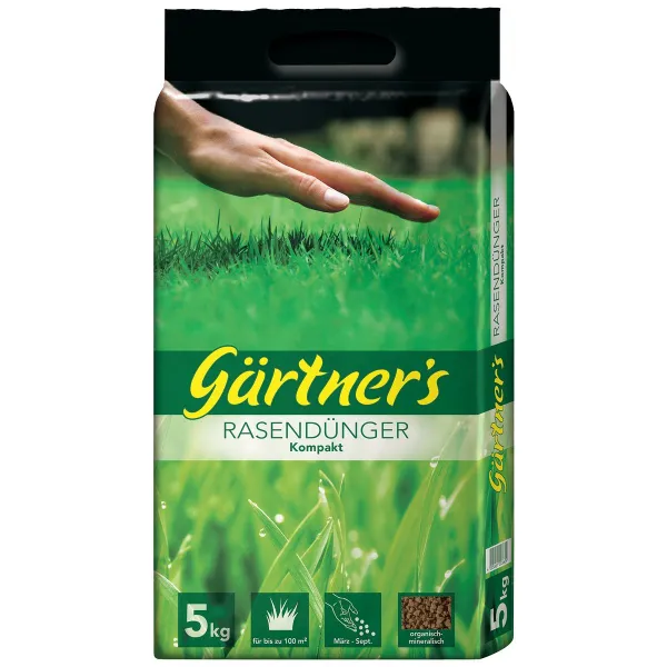 gpi Gärtner´s Rasendünger Kompakt für bis zu 100 m² - 5 kg