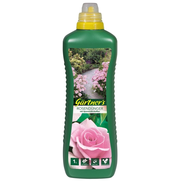 gpi Gärtner´s Spezialkulturen Rosendünger mit Spurennährstoffen - 1 Liter