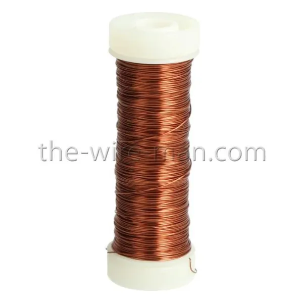 H & R Bastel - Decolackdraht brandyfarben rostfrei 0,3 mm - 50 Meter