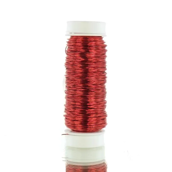 H & R Bastel - Decolackdraht Rot rostfrei Ø 0,3 mm - 50 Meter