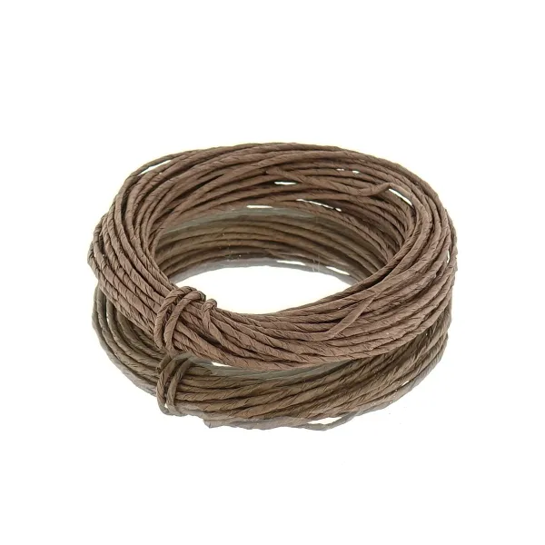 H & R Bastel - Papierdraht Brandy braun Ø 2 mm - 10 Meter H & R Bastel - Papierdraht Brandy braun Ø 2 mm - 10 Meter