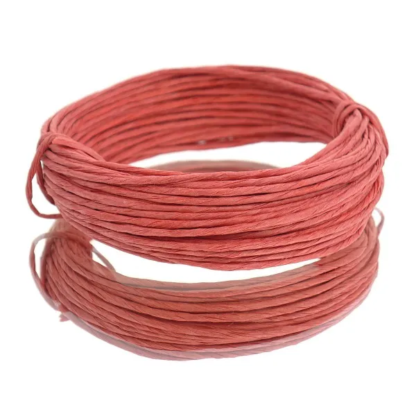 H & R Bastel - Papierdraht Rot Ø 2 mm - 10 Meter