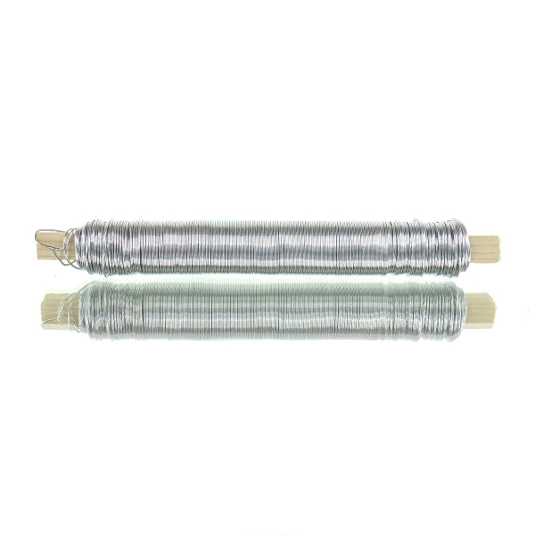 H & R Bastel - Wickeldraht Verzinkt Ø 0,65 mm - 38 Meter
