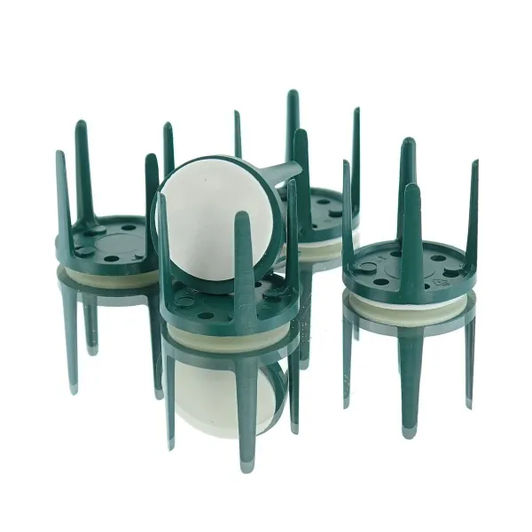 H & R Bastel - Pinholder Steckmassehalter mit Klebepad Grün Ø 3 cm - 5 Stück