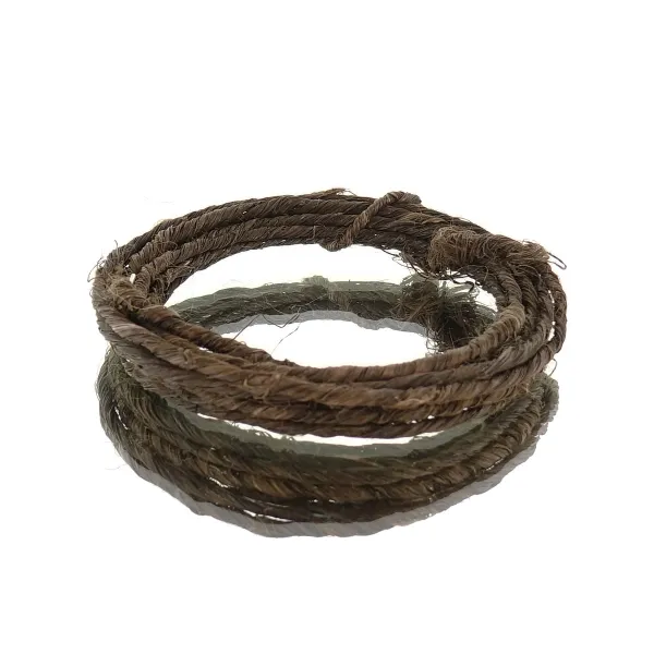 H & R Bastel - Rustic Wire Brandy braun ummantelter Draht Ø 3-5 mm - 3 Meter
