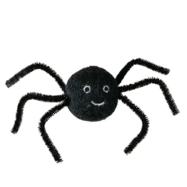 Boltze Hängefigur Vexra Spinne Schwarz Höhe 6 cm - Wolle & Polyester Boltze Hängefigur Vexra Spinne Schwarz Höhe 6 cm - Wolle & Polyester